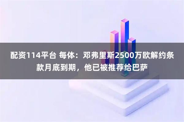 配资114平台 每体：邓弗里斯2500万欧解约条款月底到期，他已被推荐给巴萨